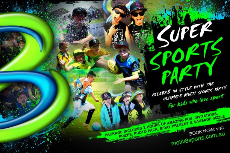 super sports party banner