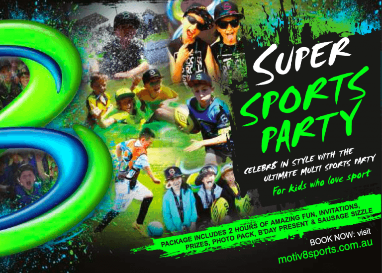 motiv8sports super sports party banner