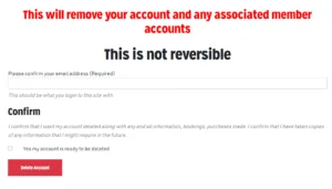 Removeaccount