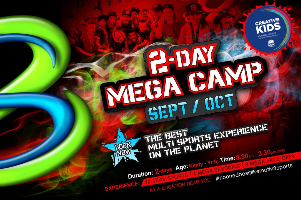 2 DAY Mega Camp – Hills Grammar #2 – Thurs 6th - Fri 7th October