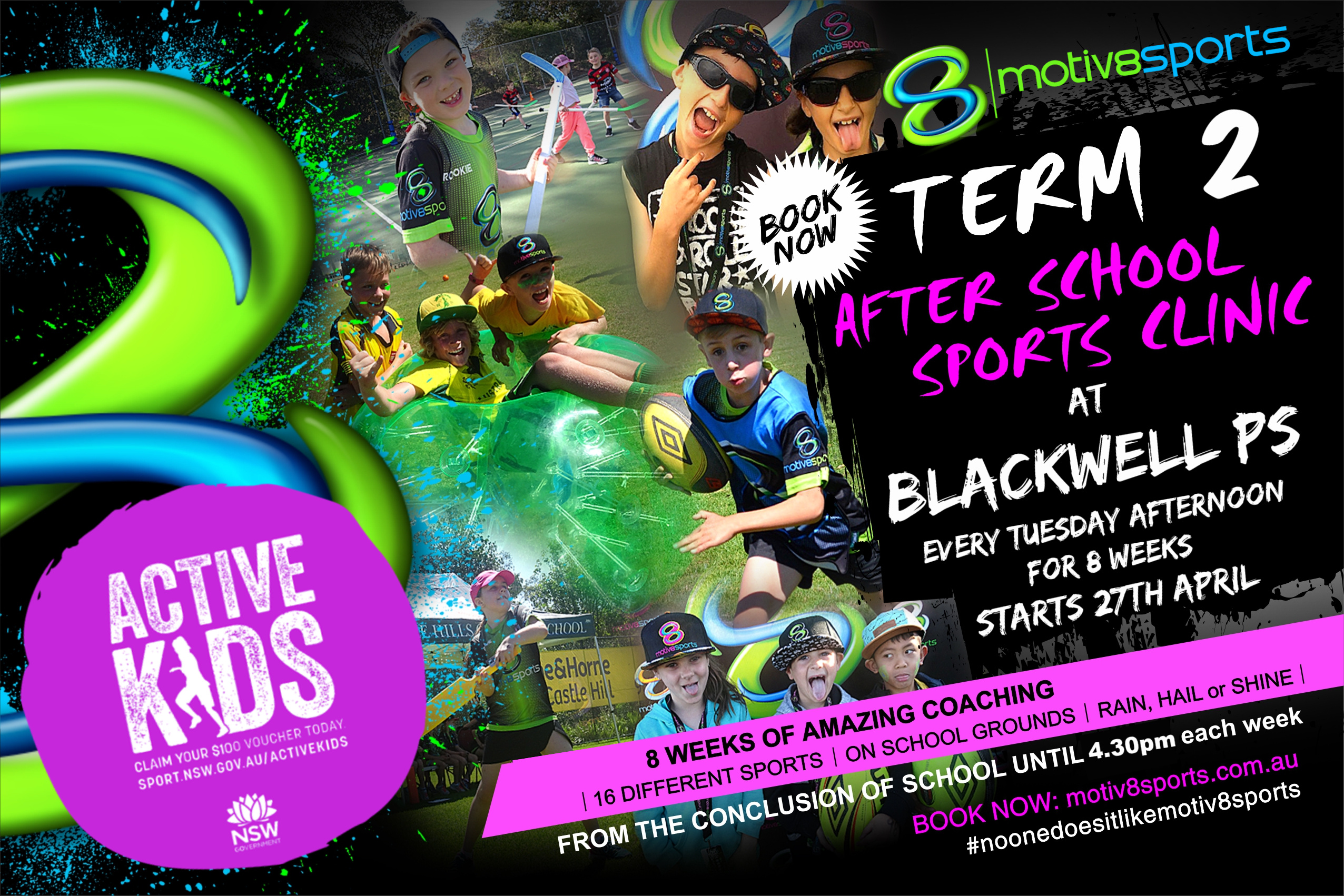 TERM 2 Blackwell Public School Tuesday's 8 Week After School