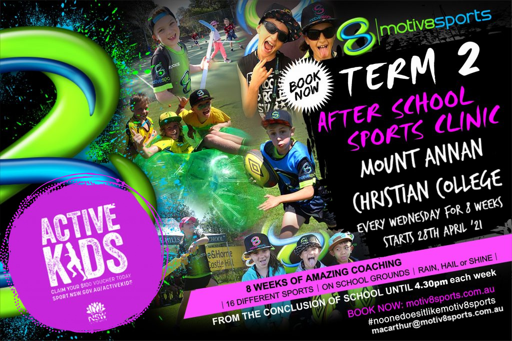 TERM 2 Mount Annan Christian College Wednesday's 8 Week After