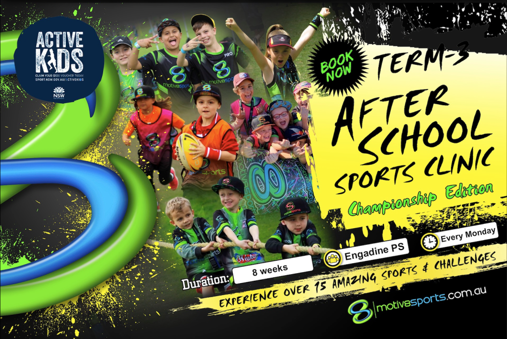 TERM 3 MONDAY Engadine Public 8Week After School Sports Clinic (15/