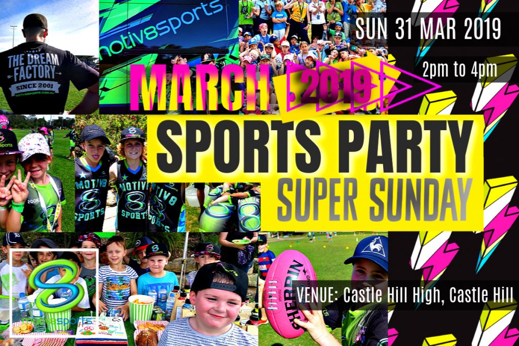 Super Sunday Sports Party Splash City Edition Motiv8sports